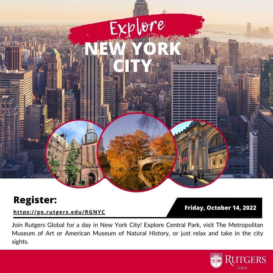 Explore New York City! | Rutgers